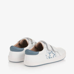 Old Soles-حذاء رياضي بشريط لاصق جلد لون أبيض | Childrensalon Outlet