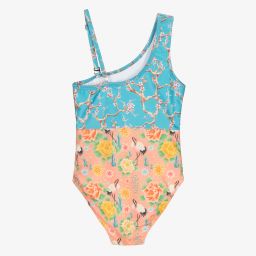 Olga Valentine-Голубой купальник для девочек (UPF50+) | Childrensalon Outlet