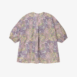 Olga Valentine-Girls Cotton Pink Paisley Cover-Up | Childrensalon Outlet