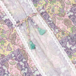 Olga Valentine-Girls Cotton Pink Paisley Cover-Up | Childrensalon Outlet