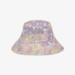 Olga Valentine-قبعة شمسية قطنية بنقشة بيزلي للبنات | Childrensalon Outlet