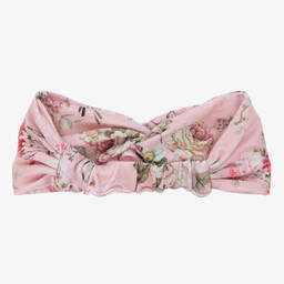 Olga Valentine-Girls Pink Floral Headband | Childrensalon Outlet