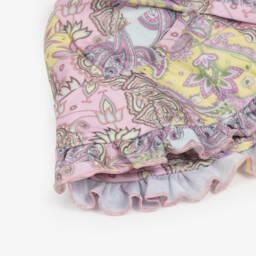 Olga Valentine-Розовая шляпка с цветочным узором пейсли для девочек | Childrensalon Outlet