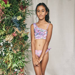 Olga Valentine-Girls Purple Tankini (UPF50+) | Childrensalon Outlet