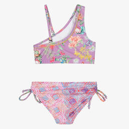 Olga Valentine-Girls Purple Tankini (UPF50+) | Childrensalon Outlet