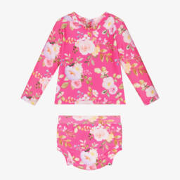 Olga Valentine-Girls Rosy Floral Sun Tankini | Childrensalon Outlet