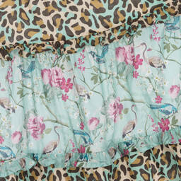 Olga Valentine-Синее хлопковое платье с цветами для подростков | Childrensalon Outlet