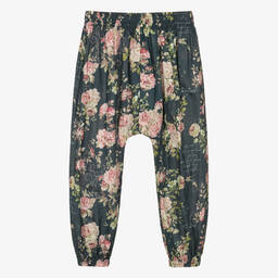 Olga Valentine-Teen Girls Blue & Pink Harem Trousers | Childrensalon Outlet