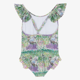 اولغا فالنتين-مايّو لون أخضر وبنفسجي للمراهقات (UPF50+) | Childrensalon Outlet