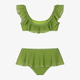 Oséree-Girls Green Lumière Bikini | Childrensalon Outlet