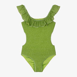Oséree-Girls Green Lumière Swimsuit | Childrensalon Outlet