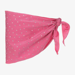 Oséree-Girls Pink Diamanté Sarong Skirt | Childrensalon Outlet