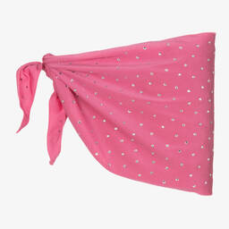 Oséree-Girls Pink Diamanté Sarong Skirt | Childrensalon Outlet