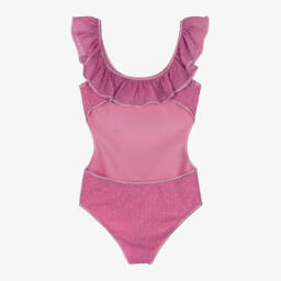 Oséree-Girls Pink Lumiére Swimsuit | Childrensalon Outlet