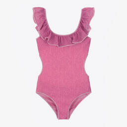 Oséree-Girls Pink Lumiére Swimsuit | Childrensalon Outlet