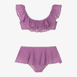 Oséree-Girls Purple Lumière Bikini | Childrensalon Outlet