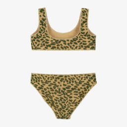 Oséree-Бикини золотое с леопардовым блеском для девочек | Childrensalon Outlet
