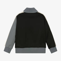 بالم أنجلز-توب مزيج قطن لون أسود ورمادي للأولاد | Childrensalon Outlet