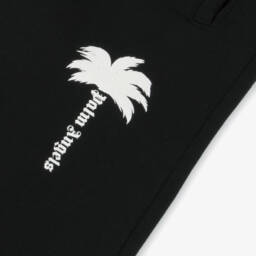 Palm Angels-Boys Black Palm Logo Trousers | Childrensalon Outlet