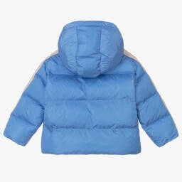 Palm Angels-Boys Blue Puffer Jacket | Childrensalon Outlet