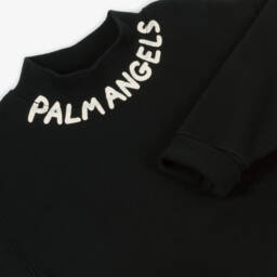 بالم أنجلز-سويتشيرت قطن لون أسود للأولاد | Childrensalon Outlet