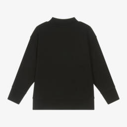 بالم أنجلز-سويتشيرت قطن لون أسود للأولاد | Childrensalon Outlet