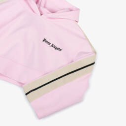 Palm Angels-Короткий розовый свитшот для девочек из Милано | Childrensalon Outlet