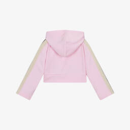 Palm Angels-Короткий розовый свитшот для девочек из Милано | Childrensalon Outlet