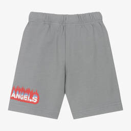 بالم أنجلز-شورت قطن عضوي لون رمادي | Childrensalon Outlet
