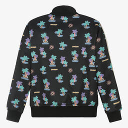 Palm Angels-Teen Boys Black Palm Tree Print Track Top | Childrensalon Outlet