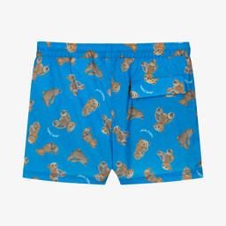 Palm Angels-Teen Boys Blue Bear Swim Shorts | Childrensalon Outlet