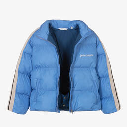 Palm Angels-Голубой пуховик для мальчиков-подростков | Childrensalon Outlet