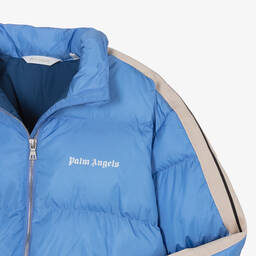 Palm Angels-Голубой пуховик для мальчиков-подростков | Childrensalon Outlet