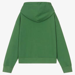 بالم أنجلز-توب هودي قطن عضوي لون أخضر تينز ولادي | Childrensalon Outlet