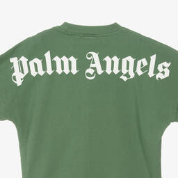 بالم أنجلز-توب قطن لون أخضر تينز ولادي | Childrensalon Outlet