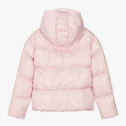 Palm Angels-جاكيت بافر تينز بناتي لون زهري فاتح | Childrensalon Outlet