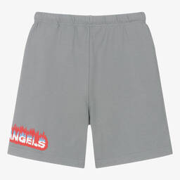 بالم أنجلز-شورت قطن عضوي لون رمادي | Childrensalon Outlet