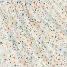 Paloma de la O-Baby Girls Beige Floral Cotton Dress | Childrensalon Outlet