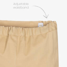 Paloma de la O-Beige & Pink Striped Boys' Summer Set | Childrensalon Outlet