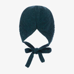 Paloma de la O-Синий вязаный чепец | Childrensalon Outlet