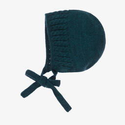 Paloma de la O-Синий вязаный чепец | Childrensalon Outlet