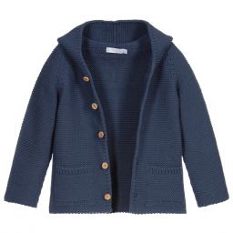 Paloma de la O-Blue Knitted Jacket | Childrensalon Outlet