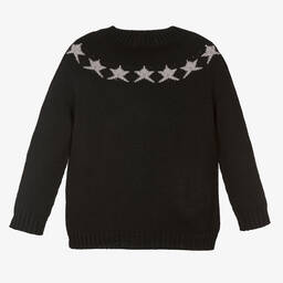 Paloma de la O-Boys Black Stars Sweater | Childrensalon Outlet