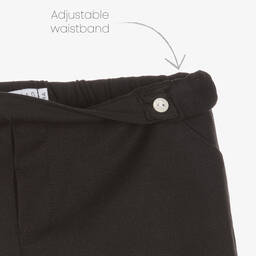 Paloma de la O-Черно-серый комплект с шортами из хлопка | Childrensalon Outlet