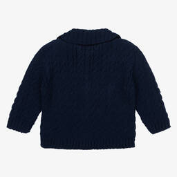 بالوما دي لا أو-كارديغان أكريليك محبوك لون كحلي للأولاد | Childrensalon Outlet