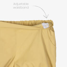 Paloma de la O-Boys Yellow Check Shorts Set | Childrensalon Outlet