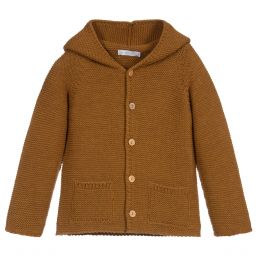 Paloma de la O-Dark Yellow Knitted Jacket | Childrensalon Outlet