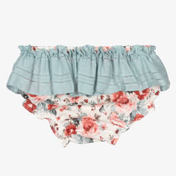 بالوما دي لا أو-سروال بلومرز قطن بوبلين لون أزرق و زهري للبنات | Childrensalon Outlet