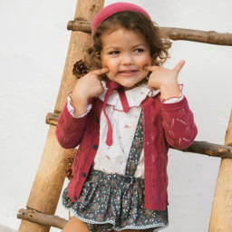 Paloma de la O-Girls Floral Blue Shorts Outfit | Childrensalon Outlet