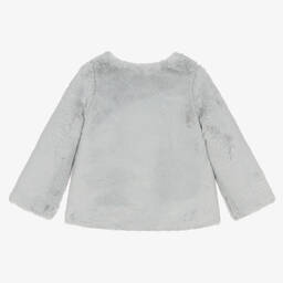 Paloma de la O-Серая куртка из искусственного меха | Childrensalon Outlet
